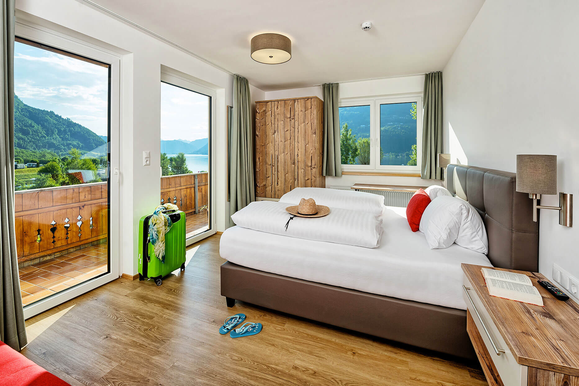 Ferienwohnung-Panorama-Schlafzimmer